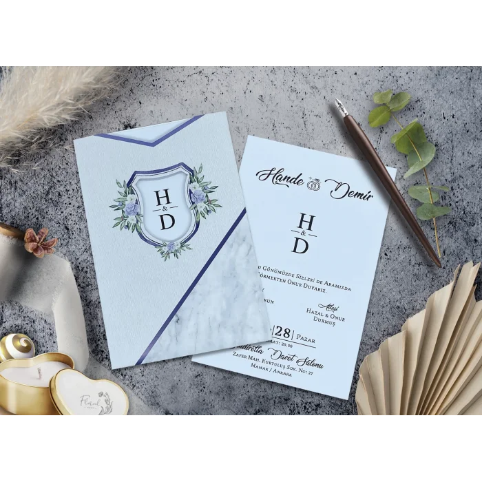 Elegance Yeni Ekonomik Davetiye 7086