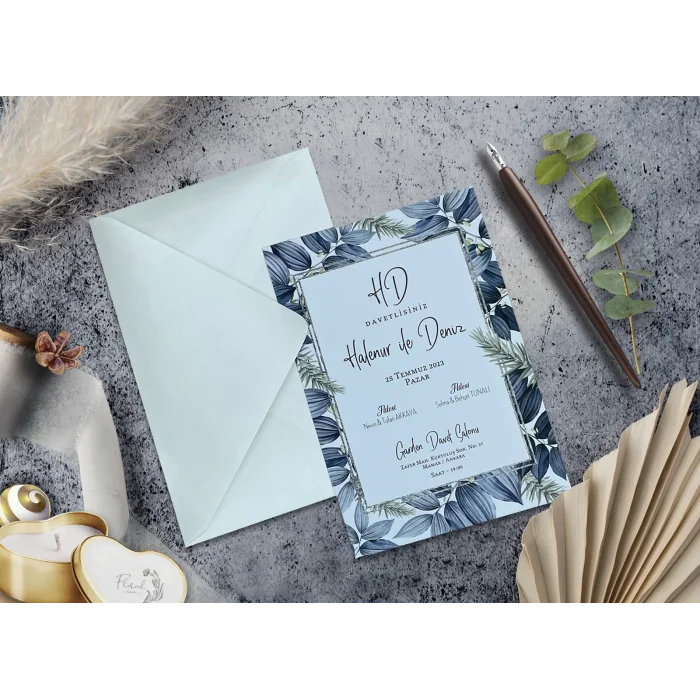 Elegance Yeni Ekonomik Davetiye 7087