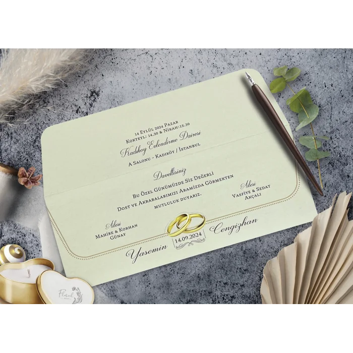 Elegance Yeni Ekonomik Davetiye 7088