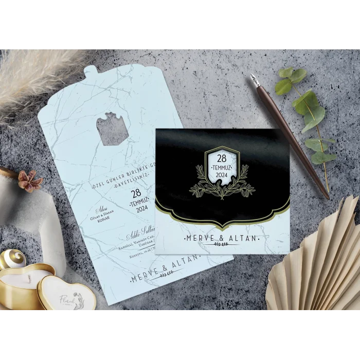 Elegance Yeni Ekonomik Davetiye 7092