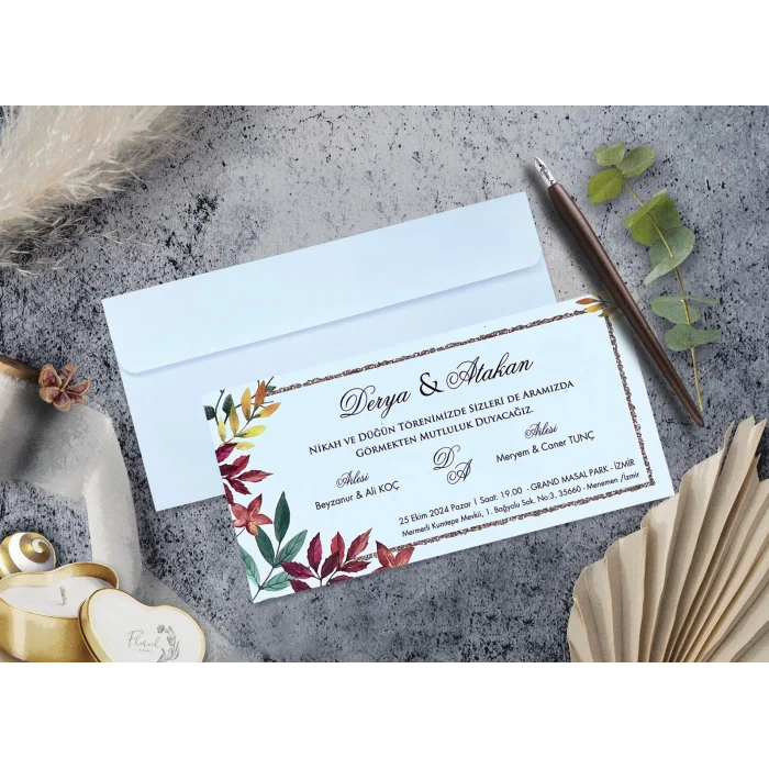 Elegance Yeni Ekonomik Davetiye 7097