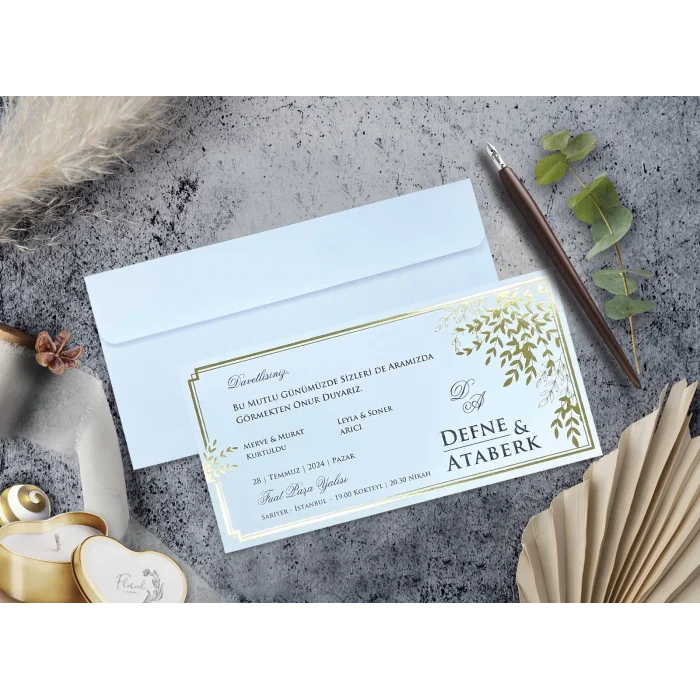 Elegance Yeni Ekonomik Davetiye 7098