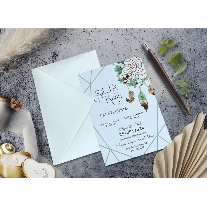 Elegance Yeni Ekonomik Davetiye 7102