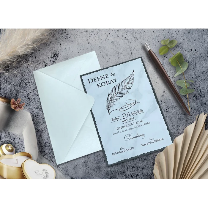 Elegance Yeni Ekonomik Davetiye 7103