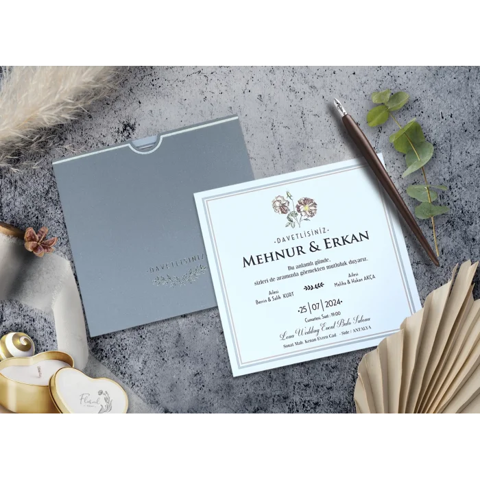 Elegance Yeni Ekonomik Davetiye 7104