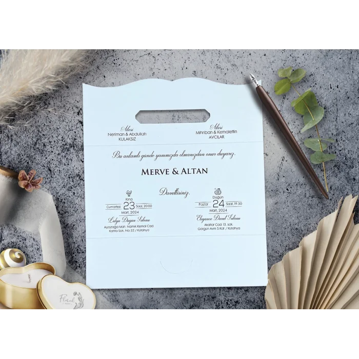 Elegance Yeni Ekonomik Davetiye 7105