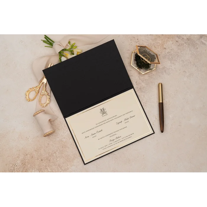 Erdem Lüks davetiye 5102 (1Adet) Jelatinli