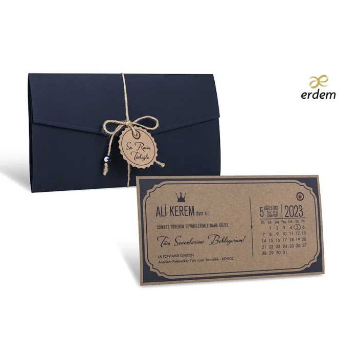 Erdem Sünnet Davetiyesi 80906