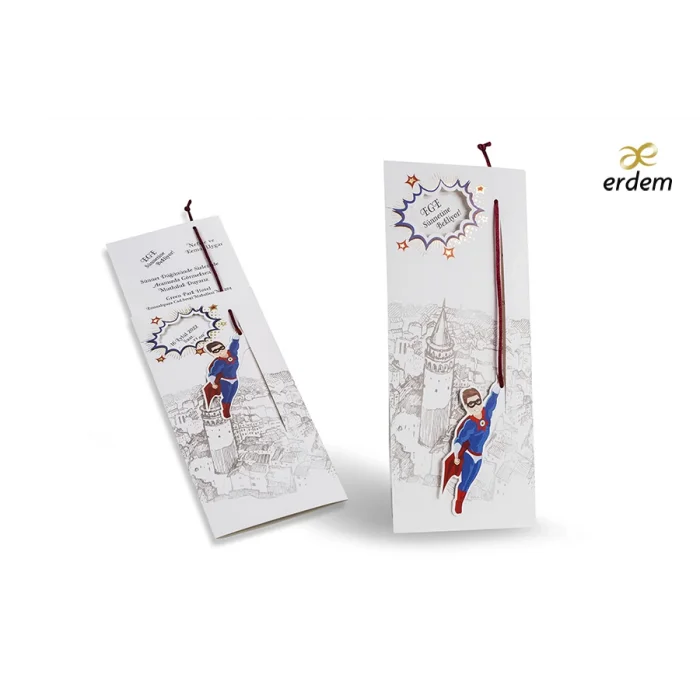 Erdem Sünnet Davetiyesi Süpermen Figürlü 80904