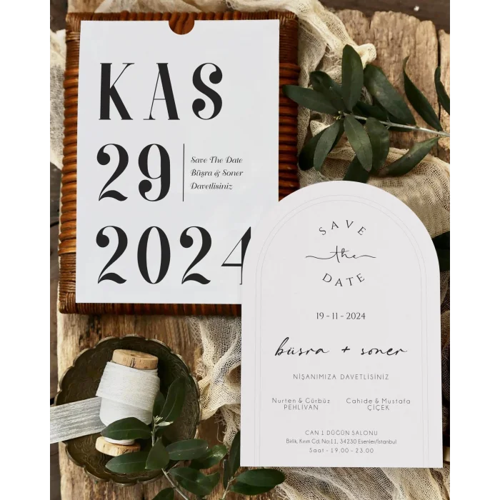 Oval Davetiye Zarfı Yaldız Baskı 2693 (500 ADET)