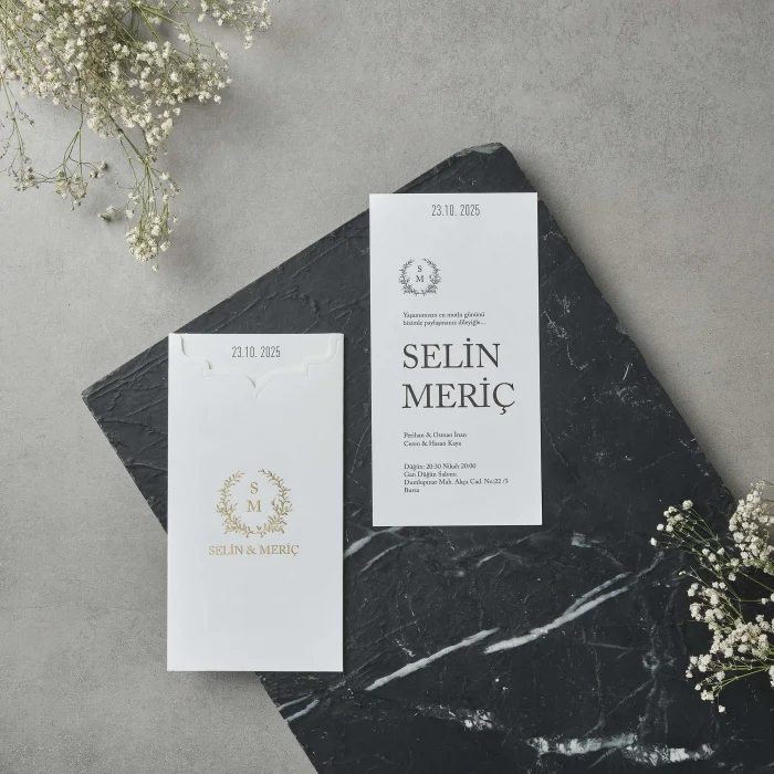 Polen Sade Davetiye 22563