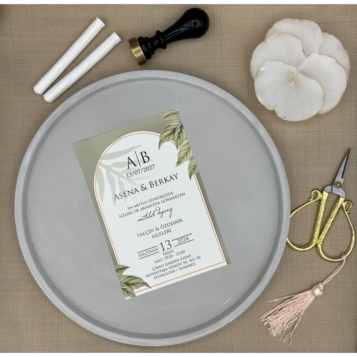 Tekirdağ Davetiye Ekonomik Beyaz Zarflı 1019