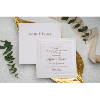 Ekonom Düğün Davetiyesi 9134