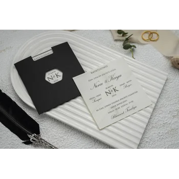 Ekonom Düğün Davetiyesi 9156