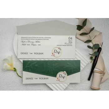 Ekonom Düğün Davetiyesi 9177