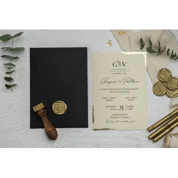 Ekonom Düğün Davetiyesi 9192 Mühürsüz Fiyatı