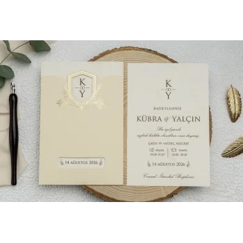 Ekonom Düğün Davetiyesi 9198