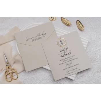 Ekonom Düğün Davetiyesi 9227