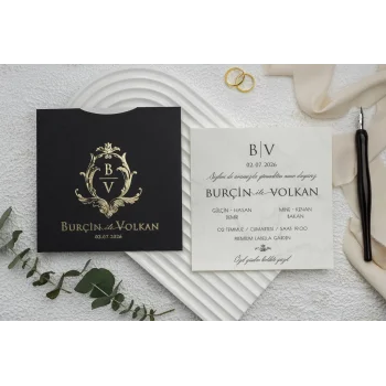 Ekonom Düğün Davetiyesi 9236