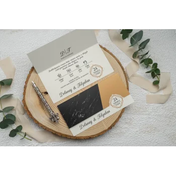 Ekonom Düğün Davetiyesi 9243