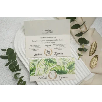 Ekonom Düğün Davetiyesi 9246