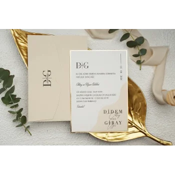 Ekonom Düğün Davetiyesi 9249