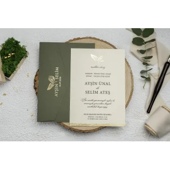 Ekonom Düğün Davetiyesi 9255