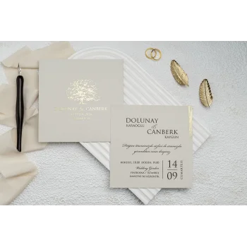 Ekonom Düğün Davetiyesi 9256