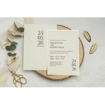 Ekonom Düğün Davetiyesi 9262