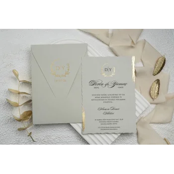 Ekonom Düğün Davetiyesi 9263