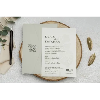 Ekonom Düğün Davetiyesi 9269