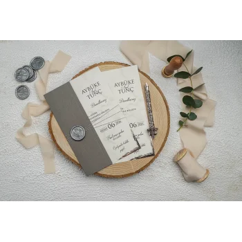 Ekonom Düğün Davetiyesi 9276 Mühürsüz Fiyatı
