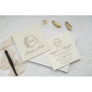 Ekonom Düğün Davetiyesi 9286