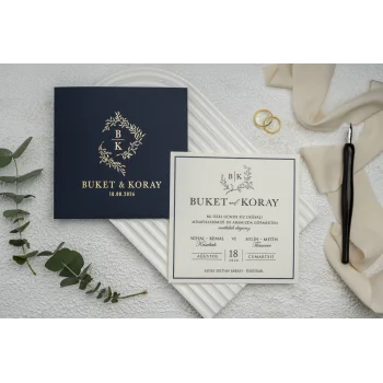 Ekonom Düğün Davetiyesi 9287