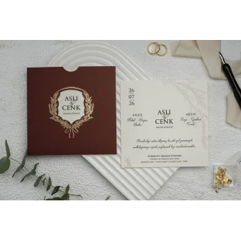 Ekonom Düğün Davetiyesi 9288