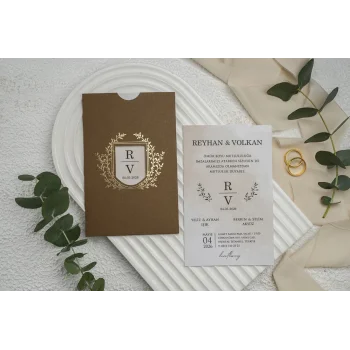 Ekonom Düğün Davetiyesi 9296