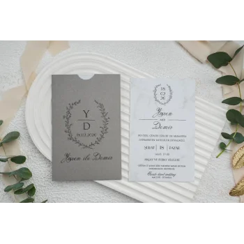 Ekonom Düğün Davetiyesi 9297