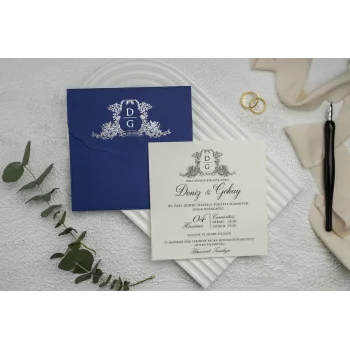 Ekonom Düğün Davetiyesi 9305