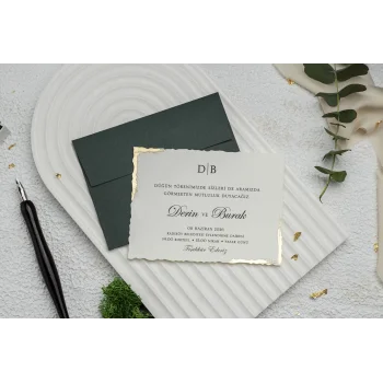 Ekonom Düğün Davetiyesi 9319