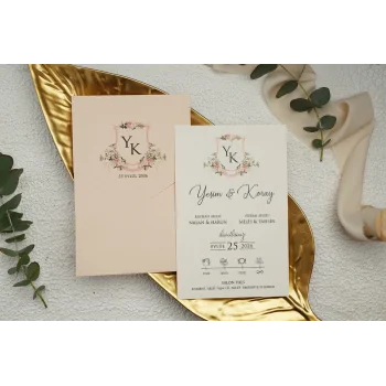 Ekonom Düğün Davetiyesi 9324