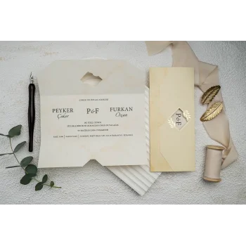 Ekonom Düğün Davetiyesi 9326