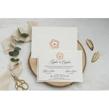 Ekonom Düğün Davetiyesi 9329