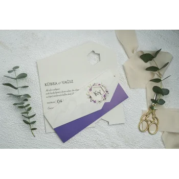 Ekonom Düğün Davetiyesi 9331