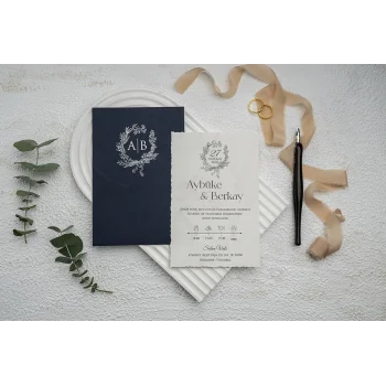 Ekonom Düğün Davetiyesi 9336