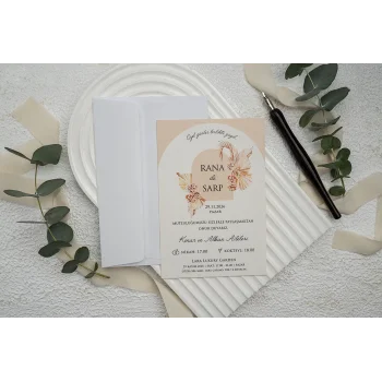 Ekonom Düğün Davetiyesi 9341
