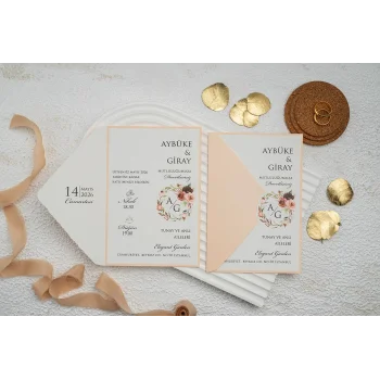 Ekonom Düğün Davetiyesi 9349