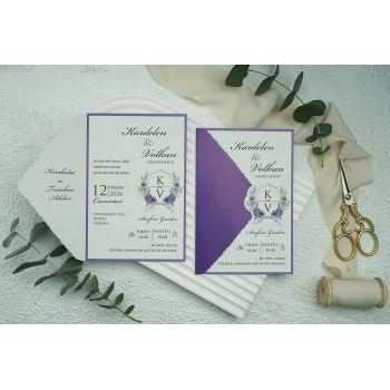 Ekonom Düğün Davetiyesi 9351