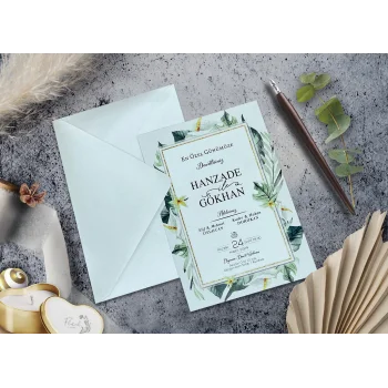 Elegance Yeni Ekonomik Davetiye 7006