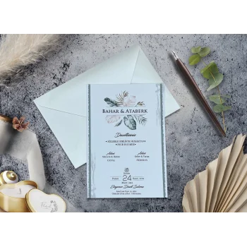 Elegance Yeni Ekonomik Davetiye 7012