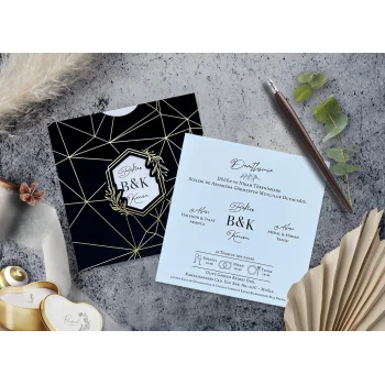 Elegance Yeni Ekonomik Davetiye 7016